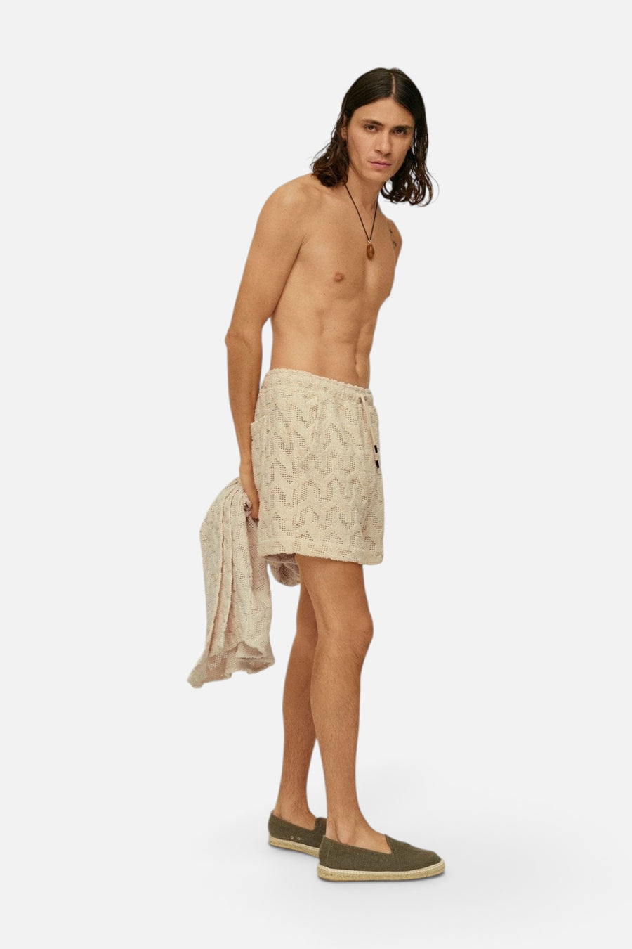 OAS Atlas Crochet Short – flat lay