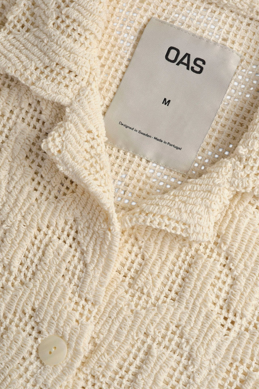 OAS Atlas Cuba Crochet Shirt – detail