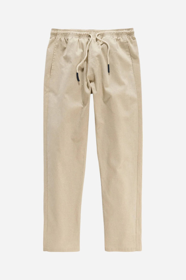 OAS Beige Linen Long Pant