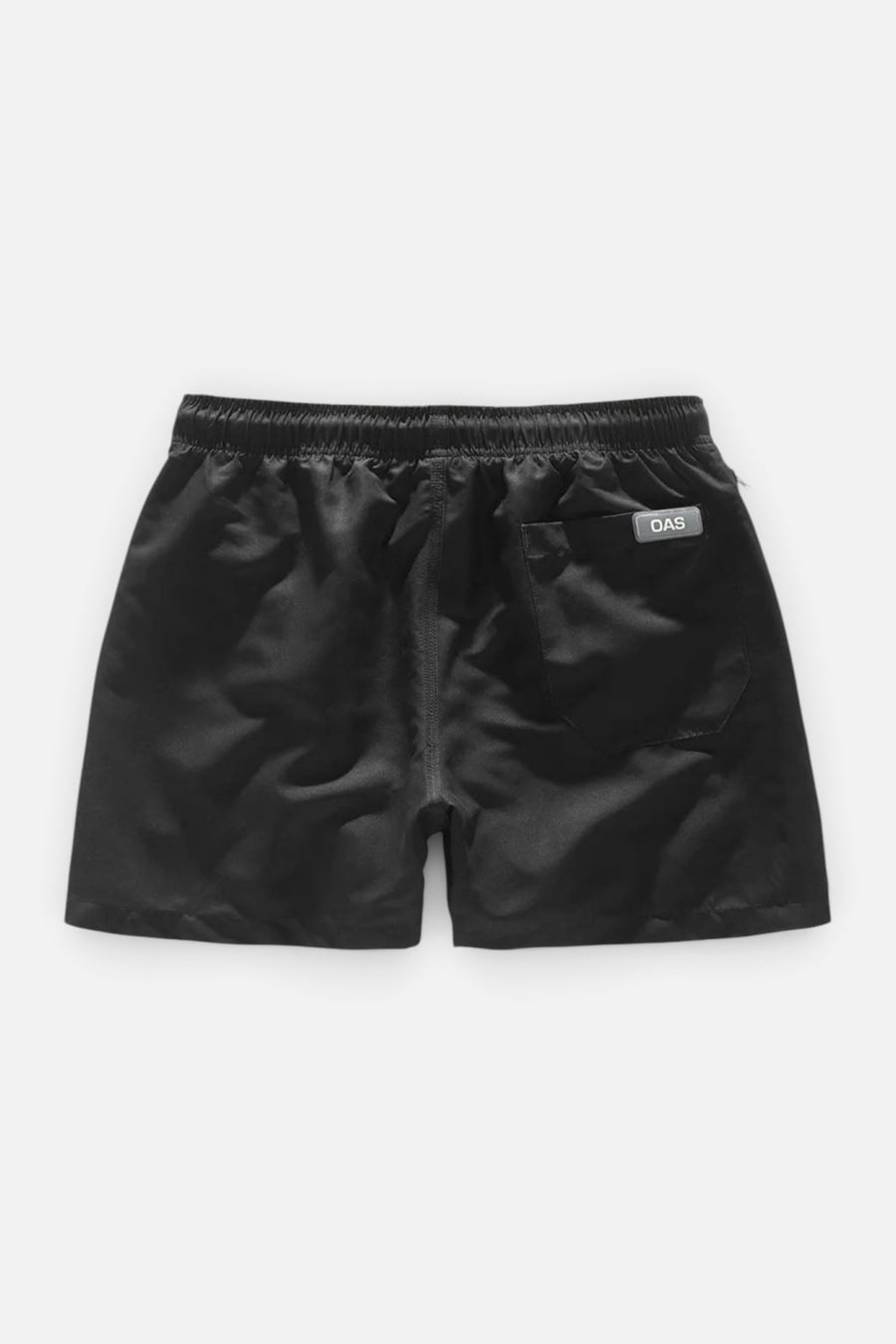 OAS Black Swim Trunks – back view