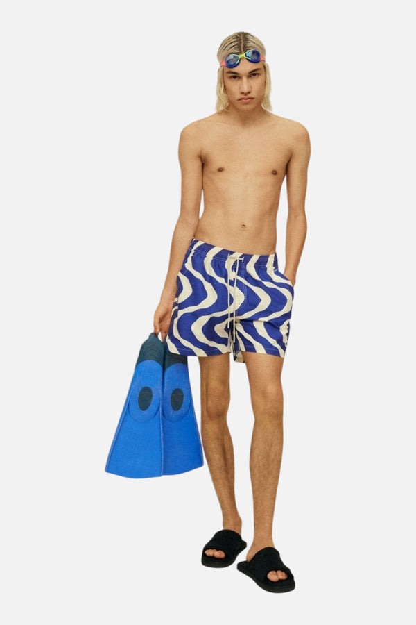OAS Blue Rippling Swim Short