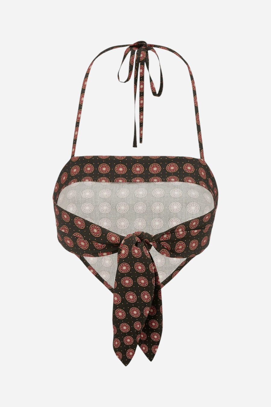 OAS Coffee Lumo Avonlea Crop Top – back view
