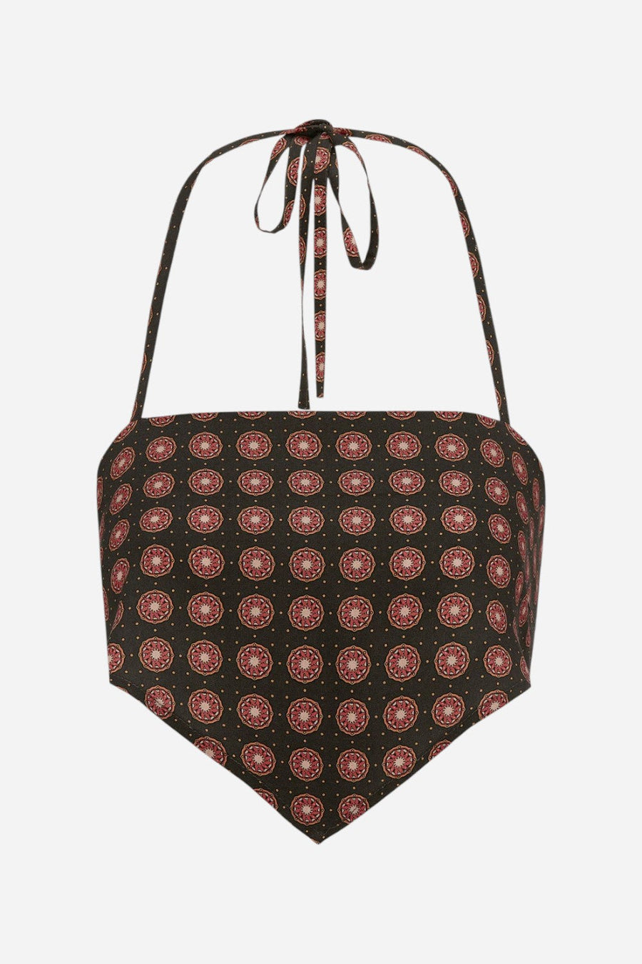 OAS Coffee Lumo Avonlea Crop Top – front view