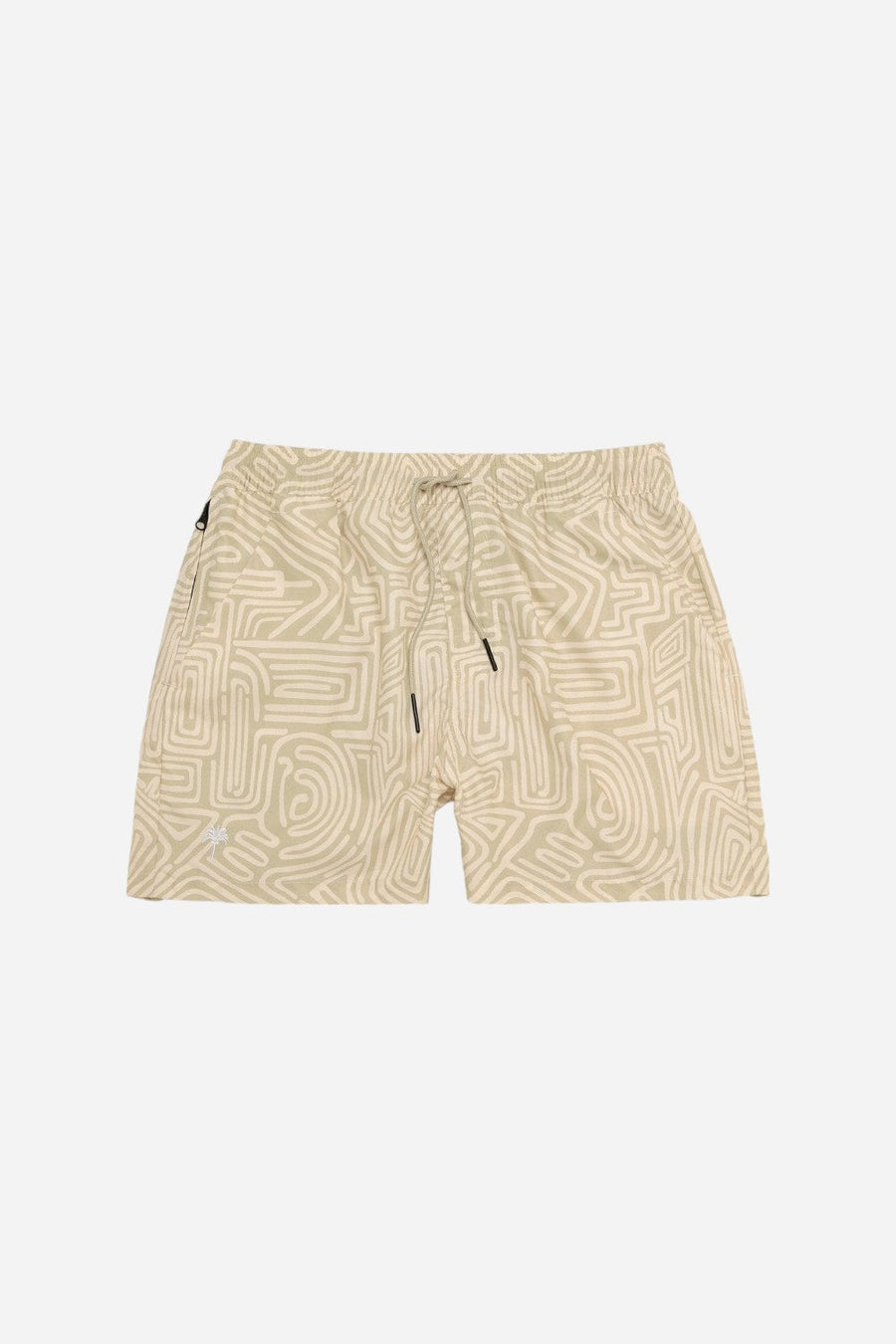 OAS Cream Golconda Swim Short – front view