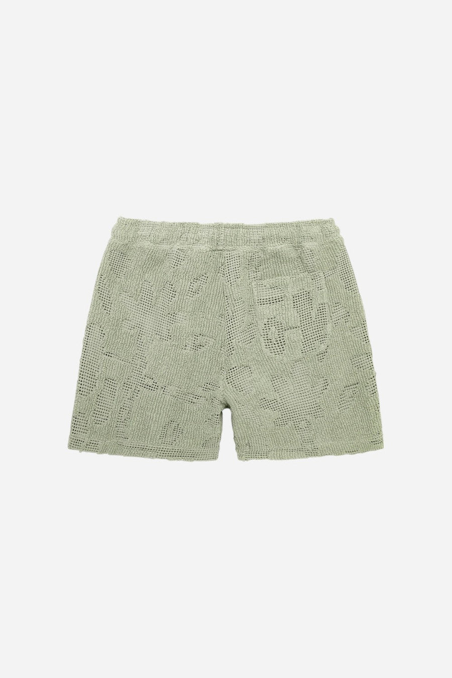 OAS Galbanum Crochet Shorts – back view