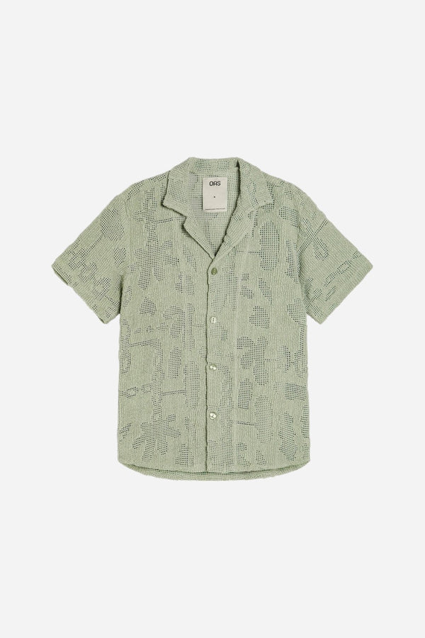 OAS Galbanum Cuba Crochet Shirt