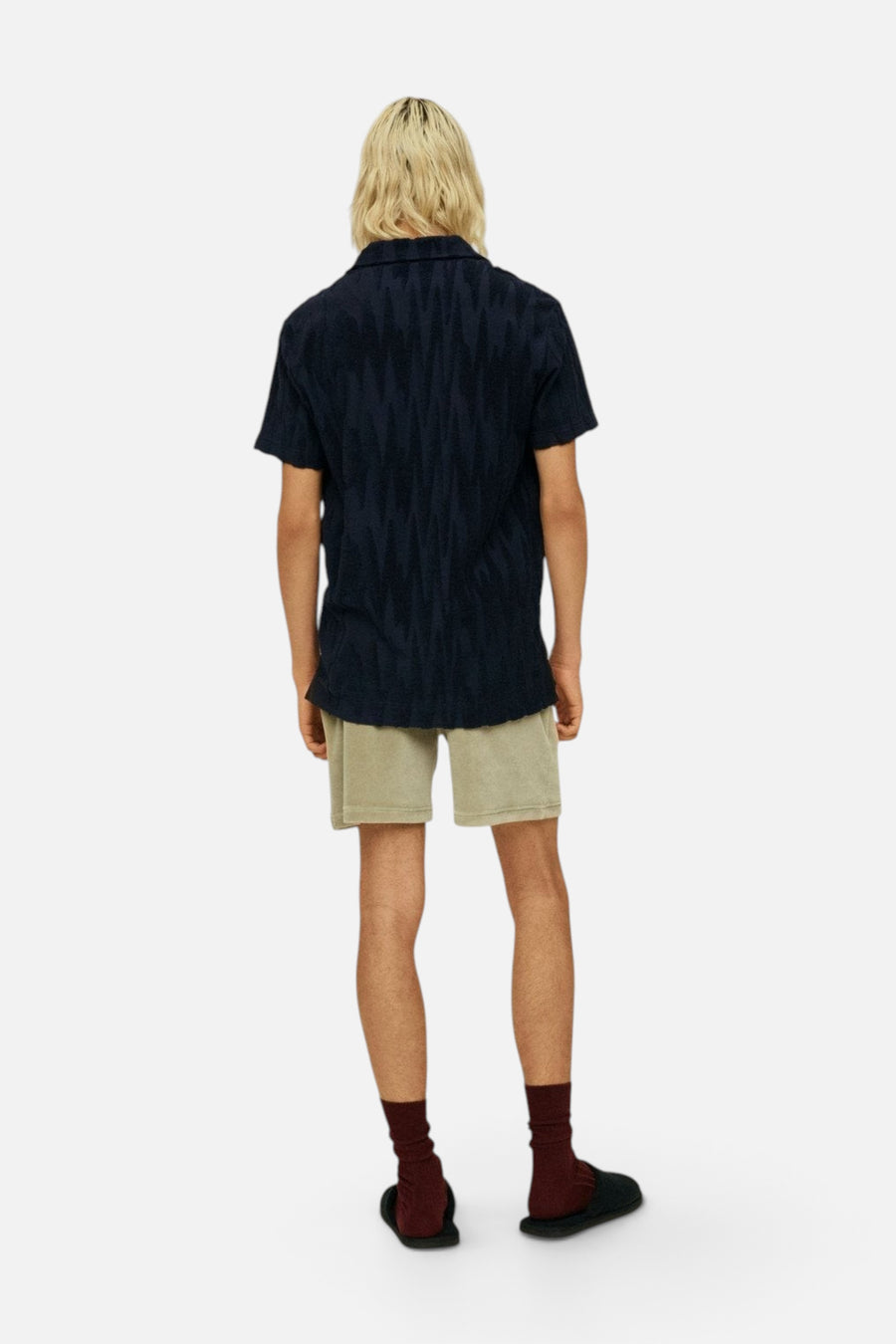 OAS Glitch Polo Terry Shirt – detail