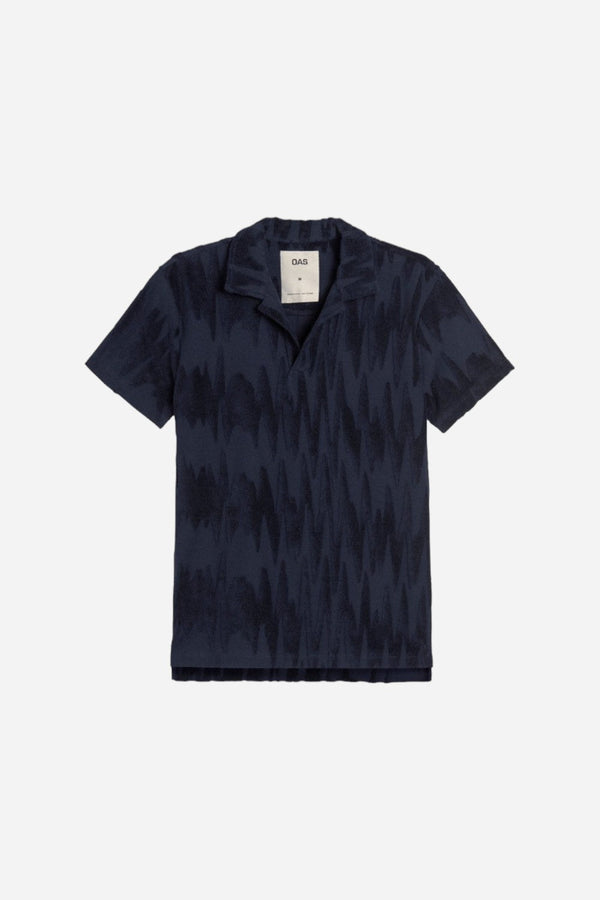 OAS Glitch Polo Terry Shirt