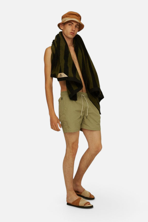 OAS Green Nylon Swim Short