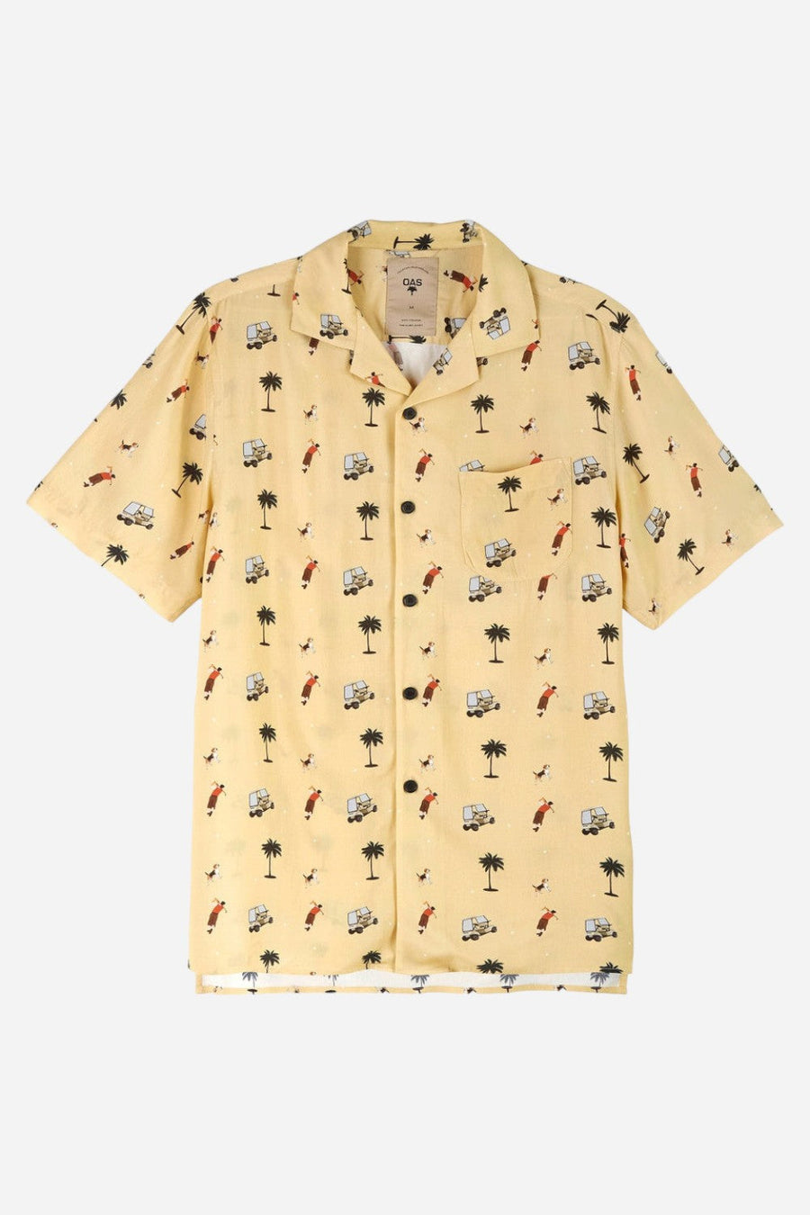 OAS Happy Golfer Viscose Shirt – front view