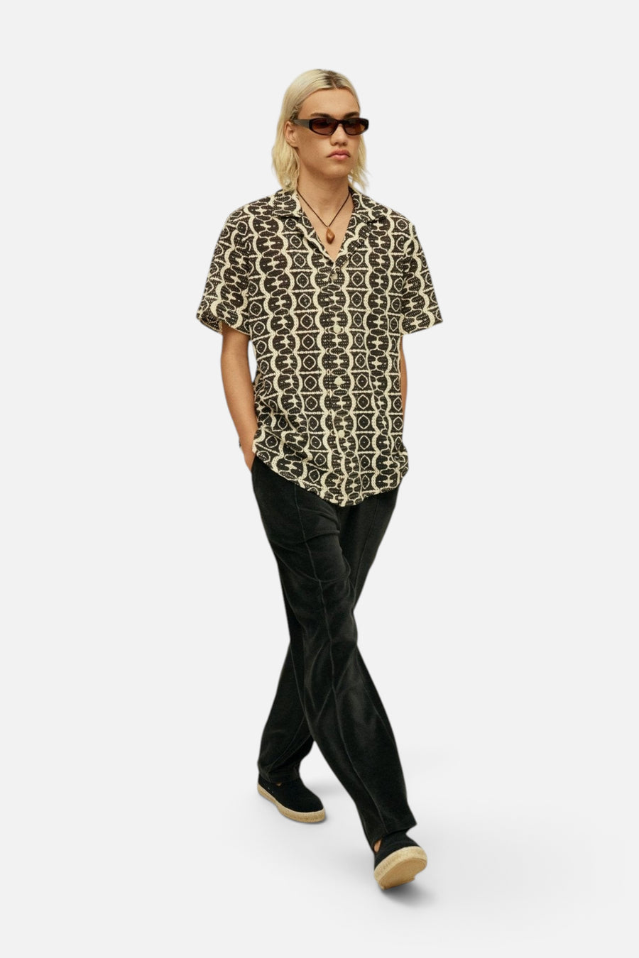 OAS Hypnotise Cuba Net Shirt – back view