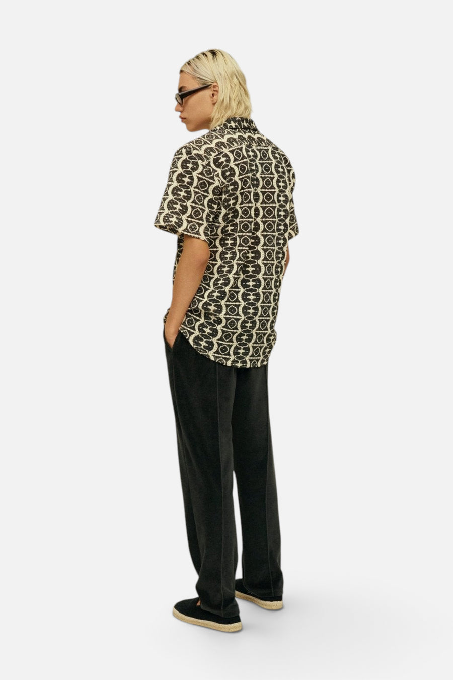 OAS Hypnotise Cuba Net Shirt – detail