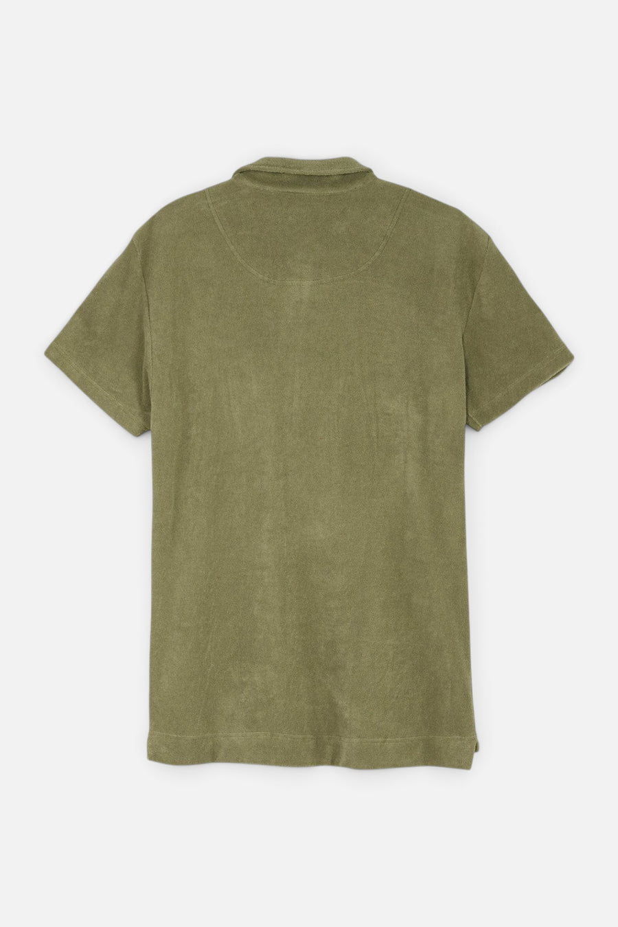 OAS Khaki Polo Terry Shirt – side view