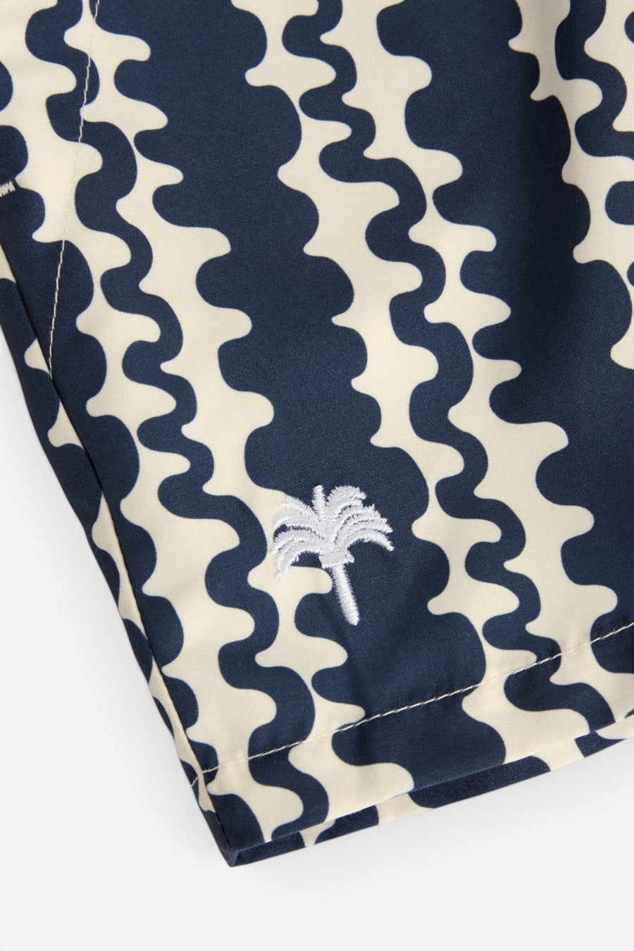 OAS Kids Blue Scribble Swim Shorts – detail