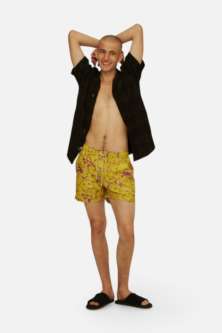 OAS Mashed Swim Trunks – flat lay