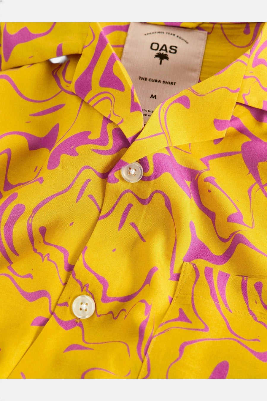 OAS Mashed Viscose Shirt – flat lay