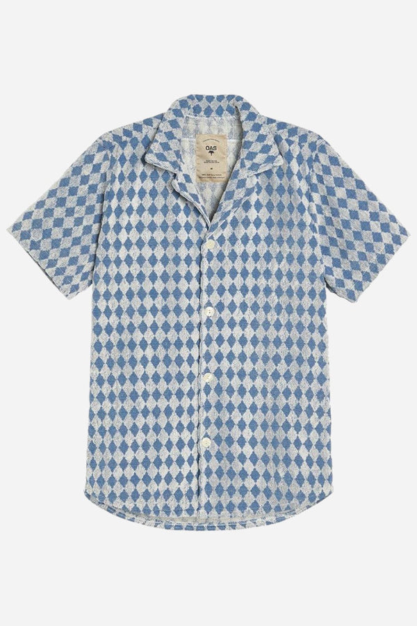 OAS Navy Diamond Cuba Terry Shirt