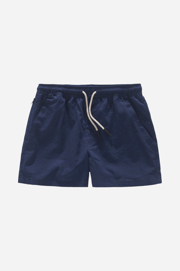 OAS Navy Linen Shorts