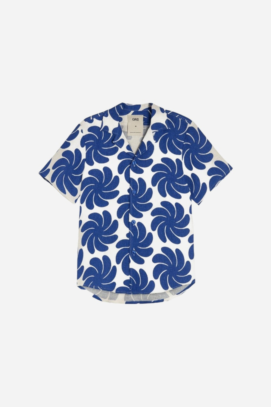 OAS Nebula Cuba Linen Shirt – front view
