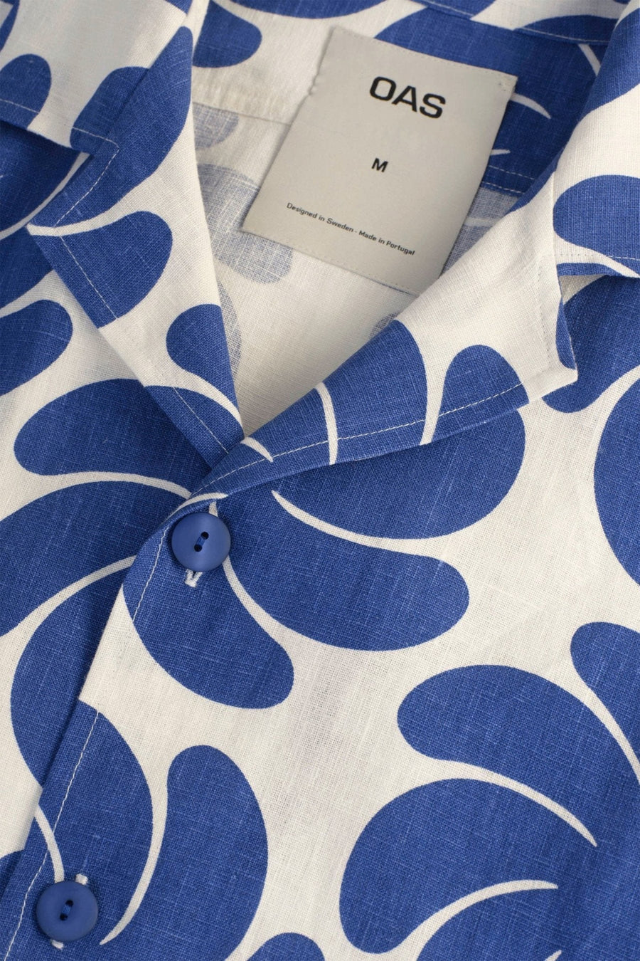 OAS Nebula Cuba Linen Shirt – side view