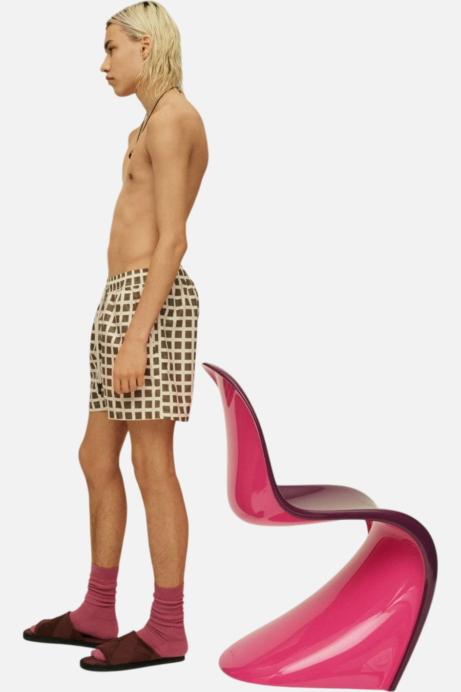 OAS Primo Box Swim Short – on model