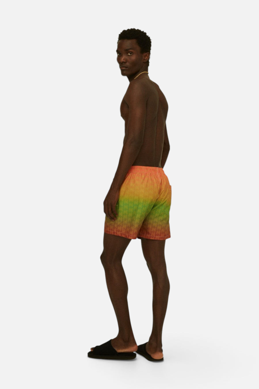 OAS Reggae Air Swim Trunks – flat lay