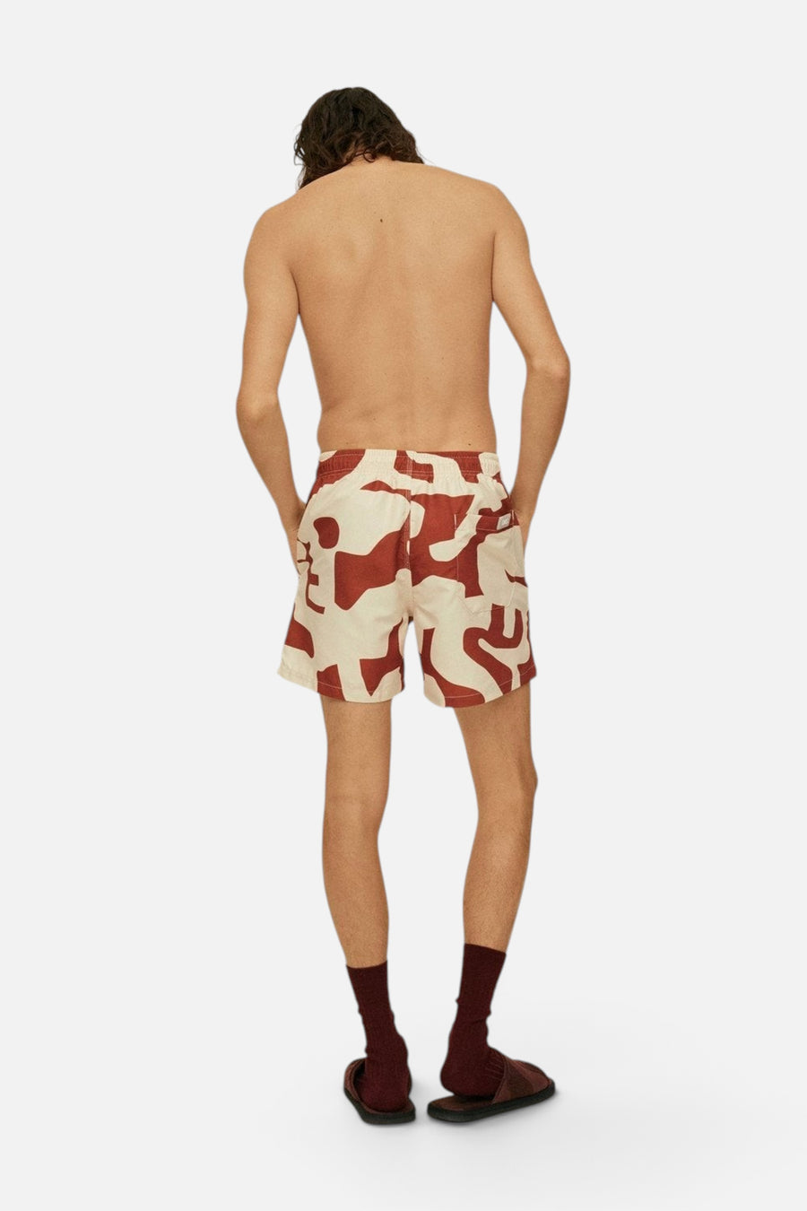 OAS Russet Puzzlotec Swim Short – detail