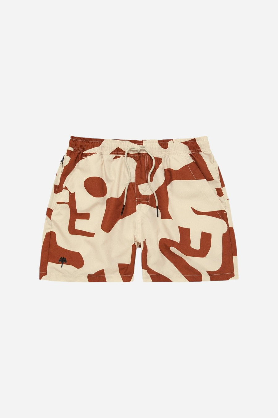 OAS Russet Puzzlotec Swim Short – front view