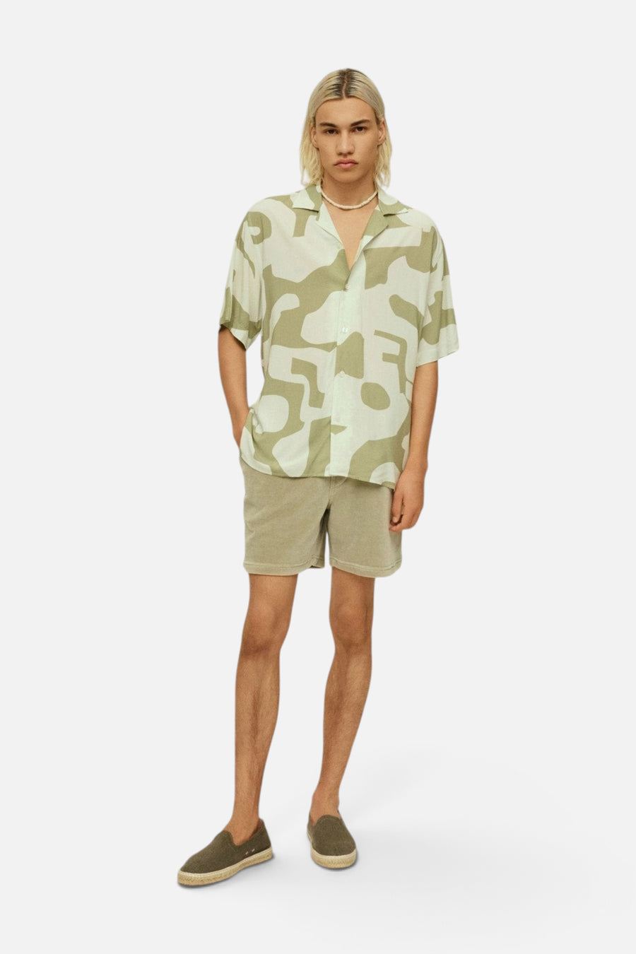 OAS Sage Puzzlotec Viscose Shirt – side view