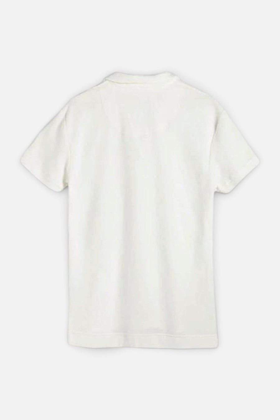 OAS Solid White Terry Polo – alternate