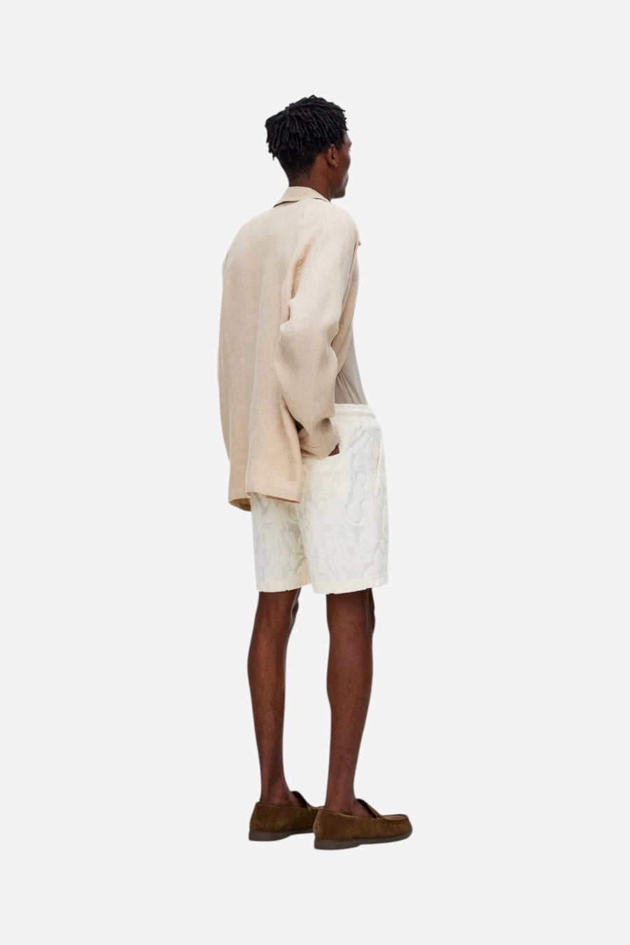 OAS Summit Terry Shorts – side view