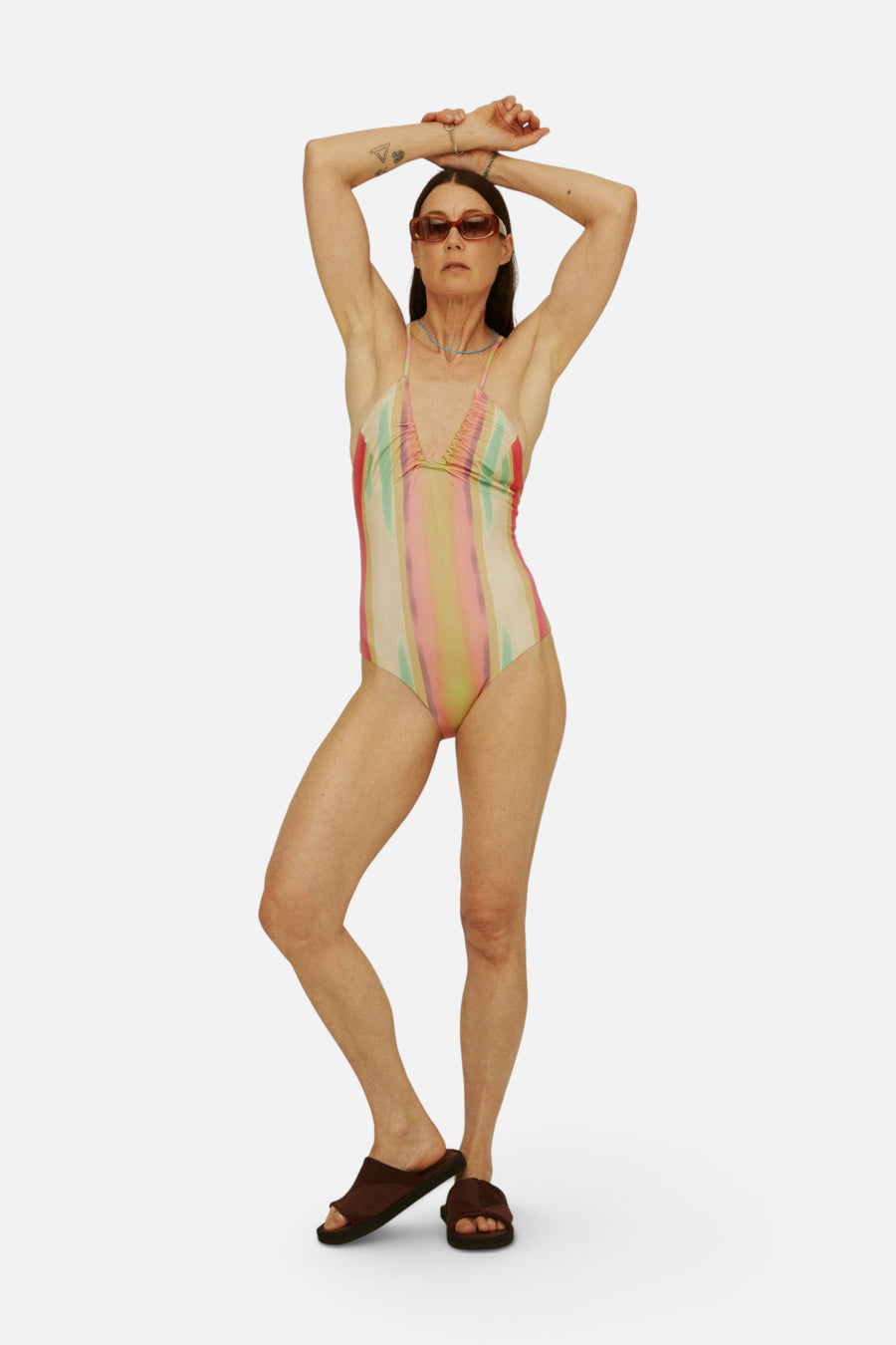 OAS Sunset Pop Iodio One-Piece Bathing Suit – side view