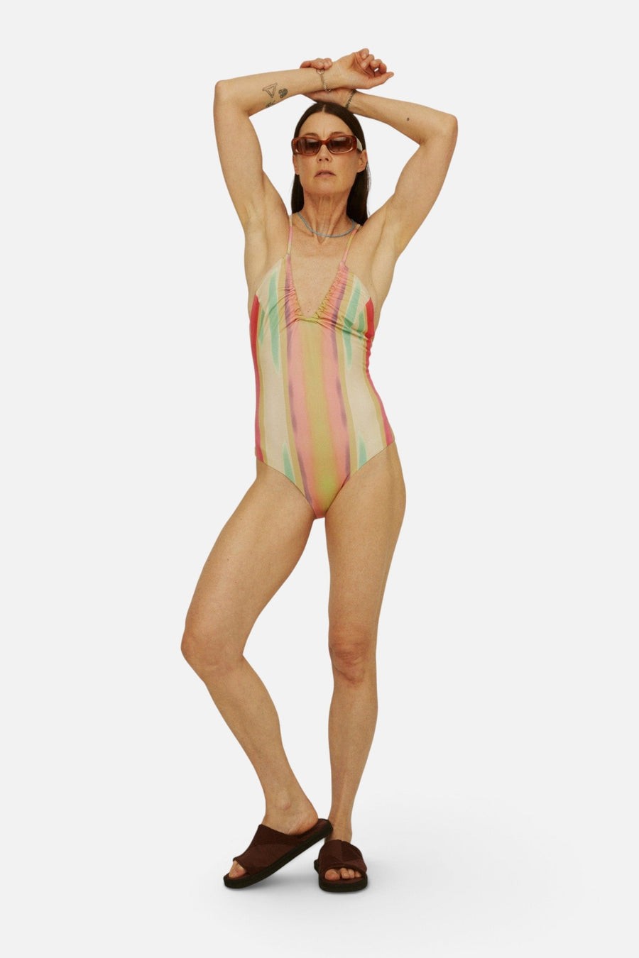 OAS Sunset Pop Iodio One-Piece Bathing Suit – side view