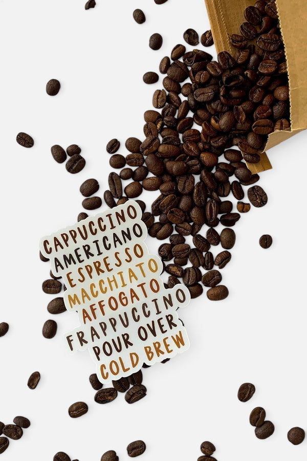 Oats & Honey Coffee Favorites Jumbo Sticker