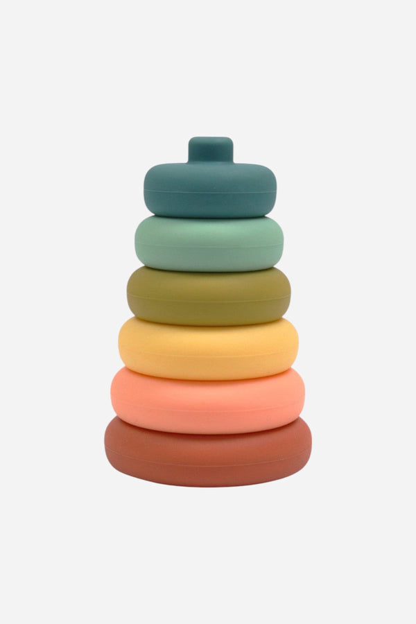 OB Designs Silicone Stacker Tower in Blueberry