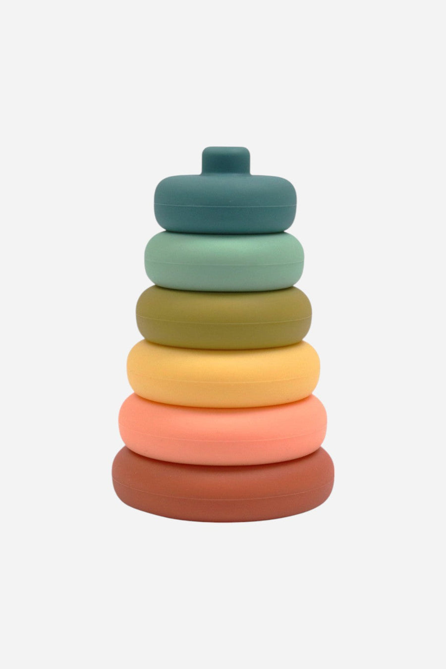 OB Designs Silicone Stacker Tower in Blueberry – front view