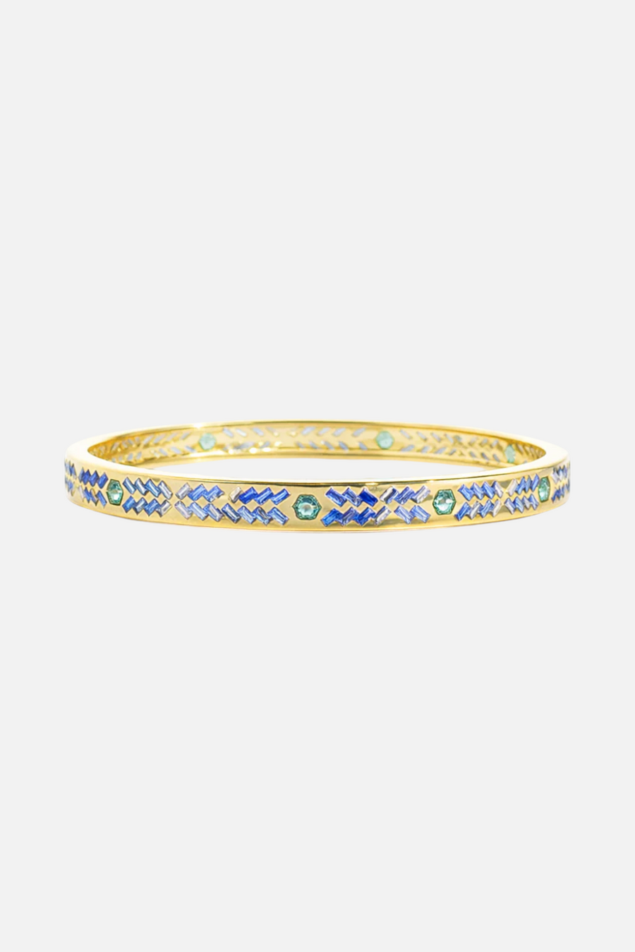 Native Gem Sunbeam Bangle in Oceans