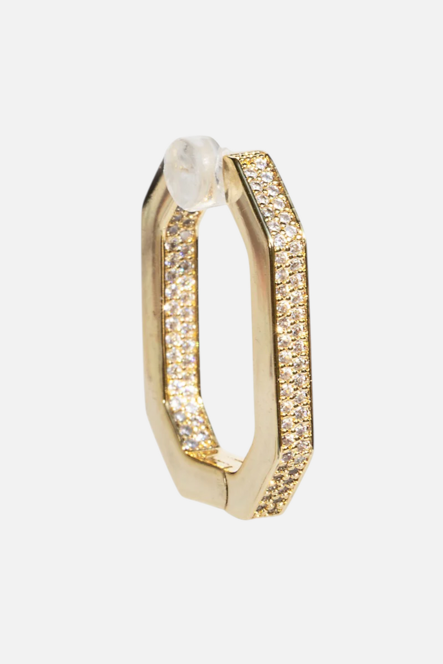 Native Gem Octavia Hoops in 14K Gold