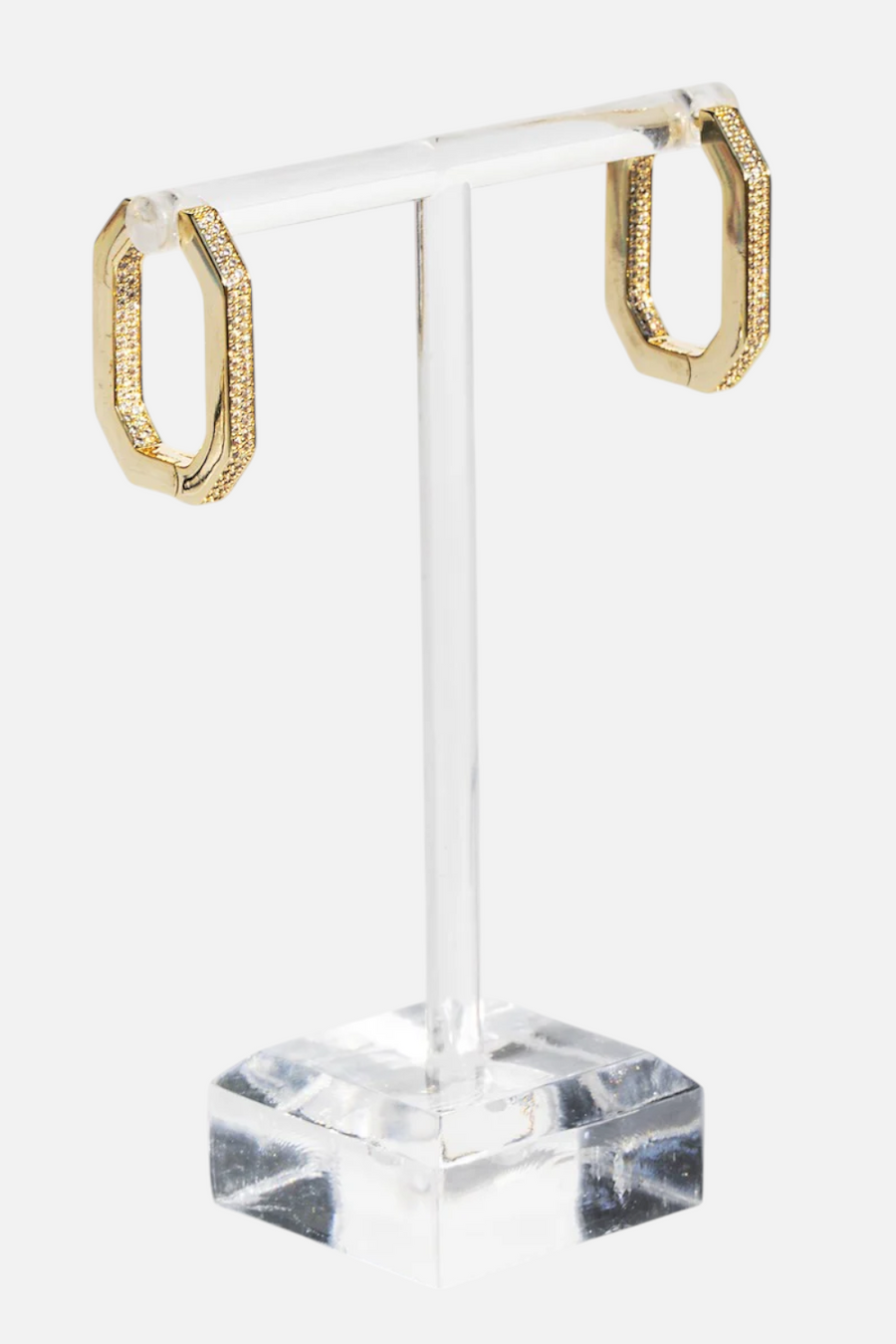 Native Gem Octavia Hoops in 14K Gold