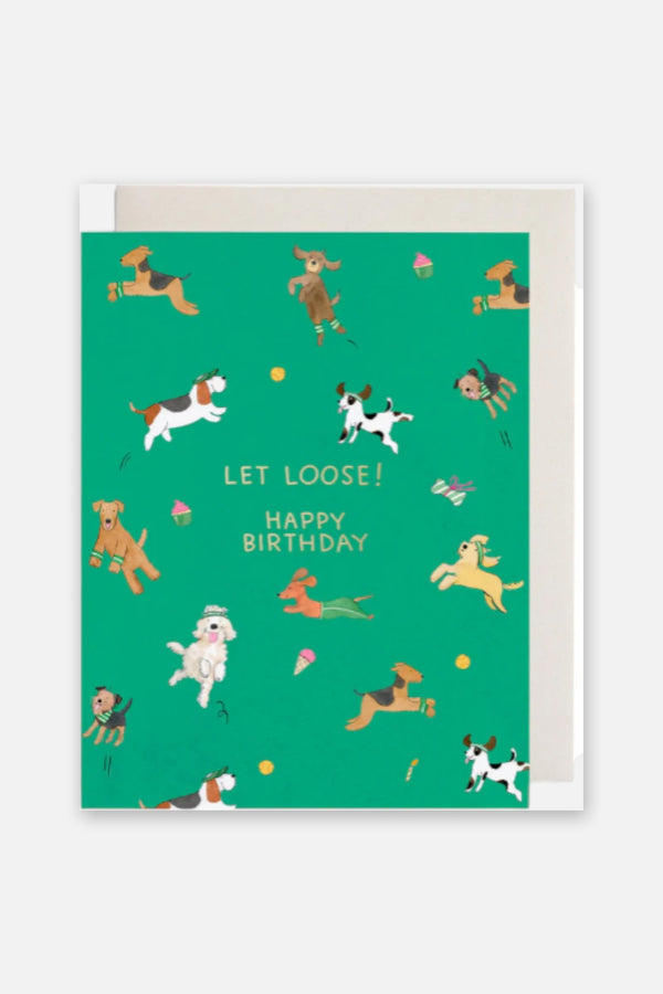Off Leash Birthday Card