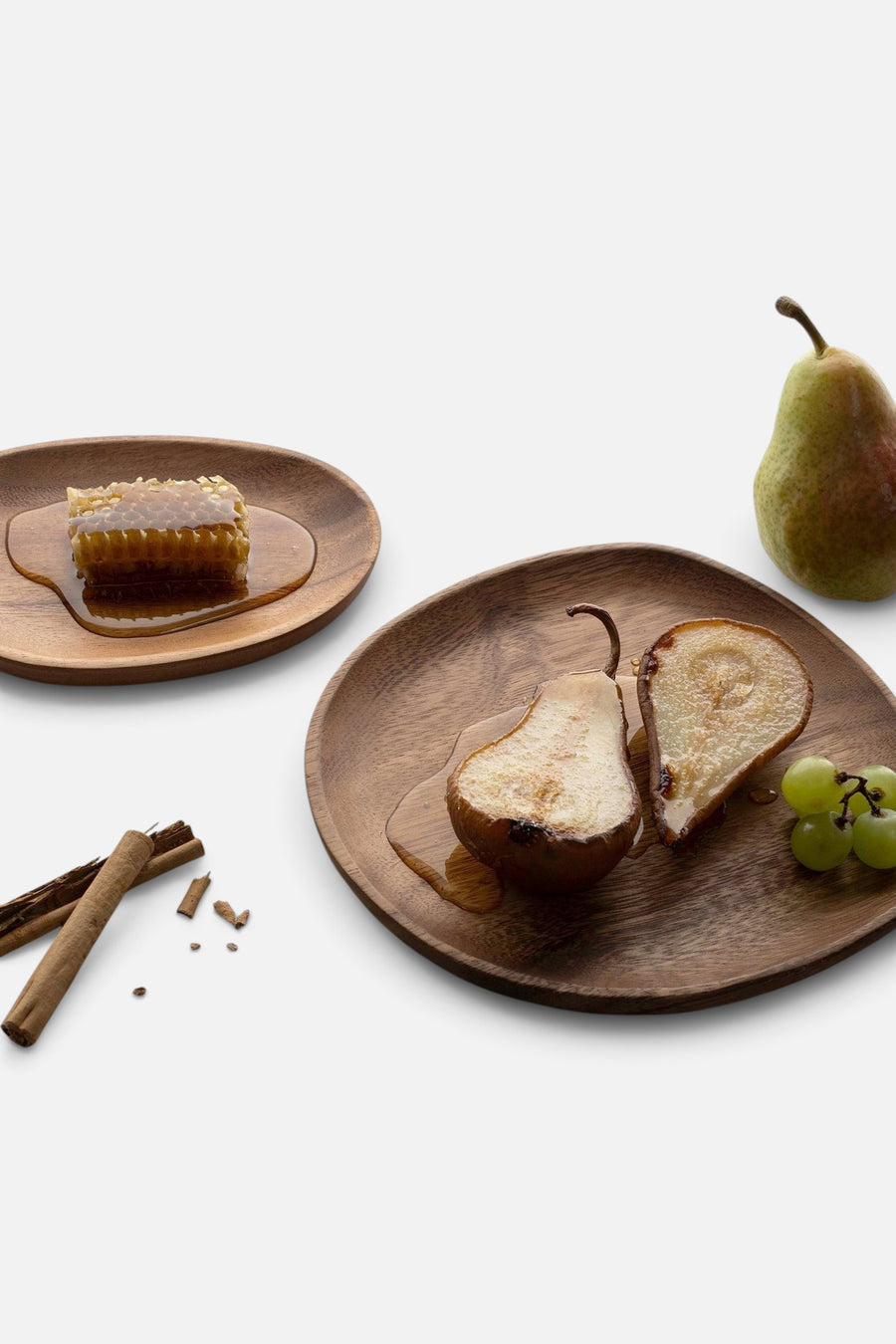 OHOM Foree Wood Dinnerware, Set of 4 – detail