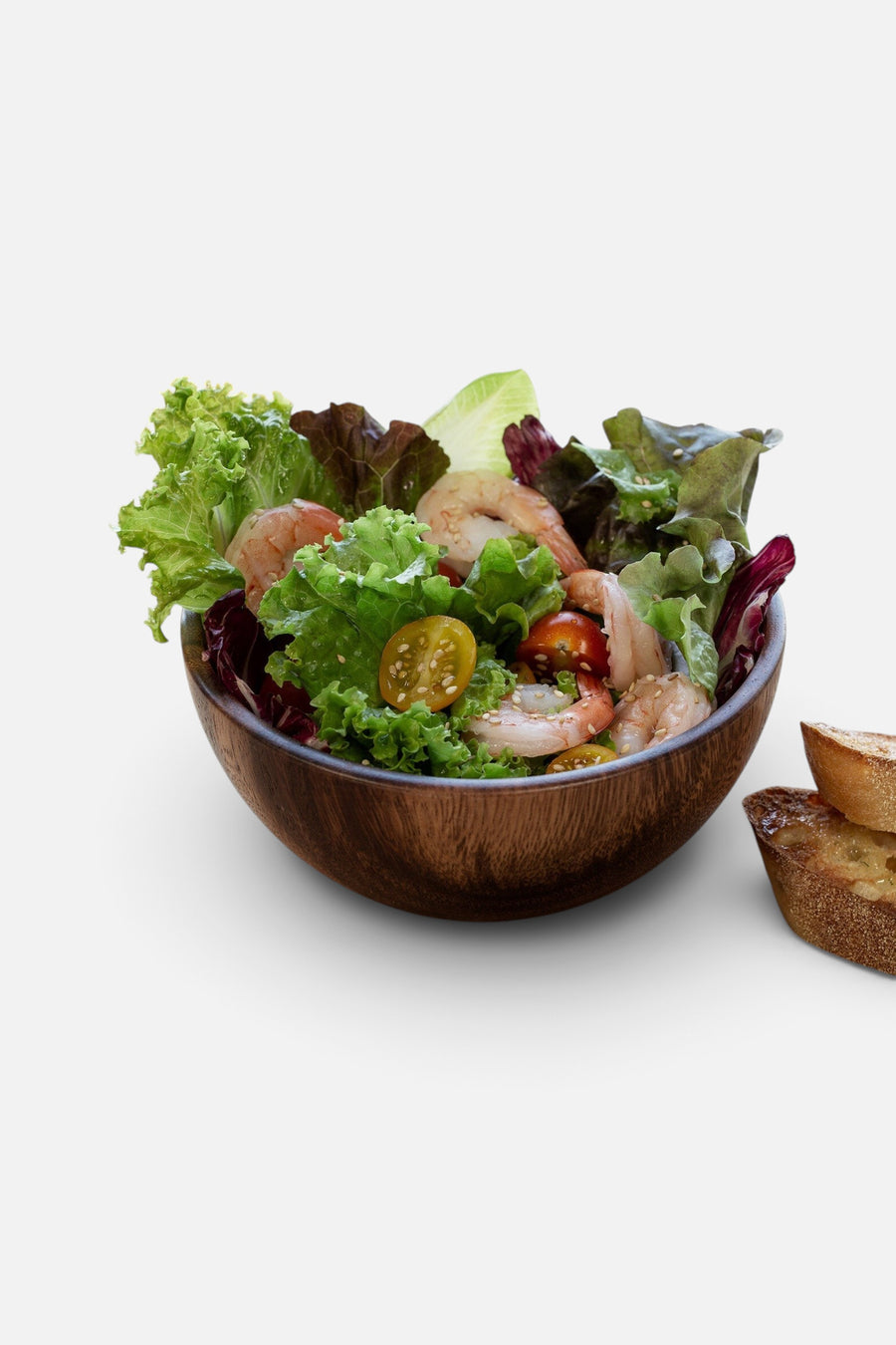 OHOM Foree Wood Dinnerware, Set of 4 – flat lay