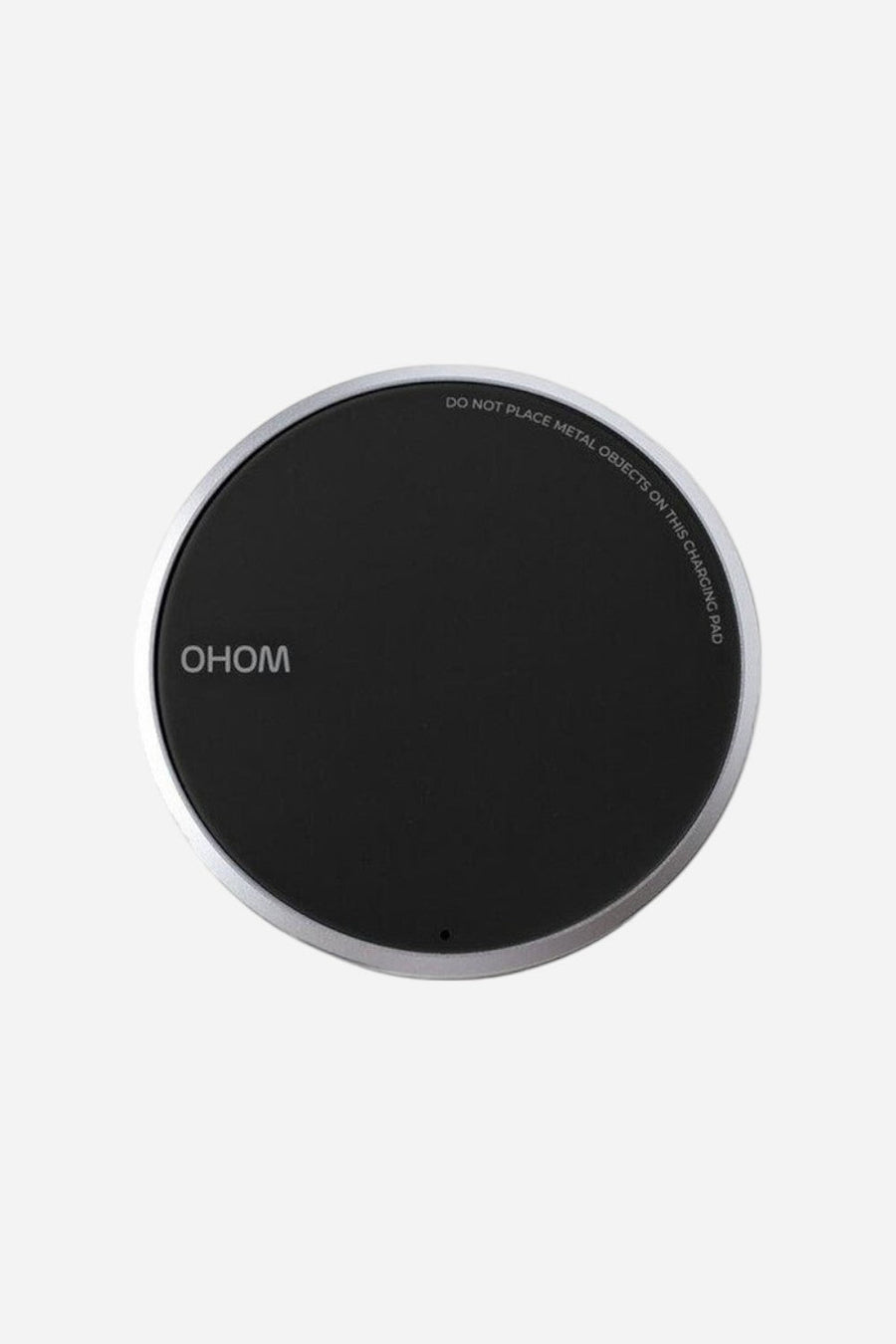 OHOM Leiph Self Heating Teapot & Charging Pad Set in Inkstone Black – back view