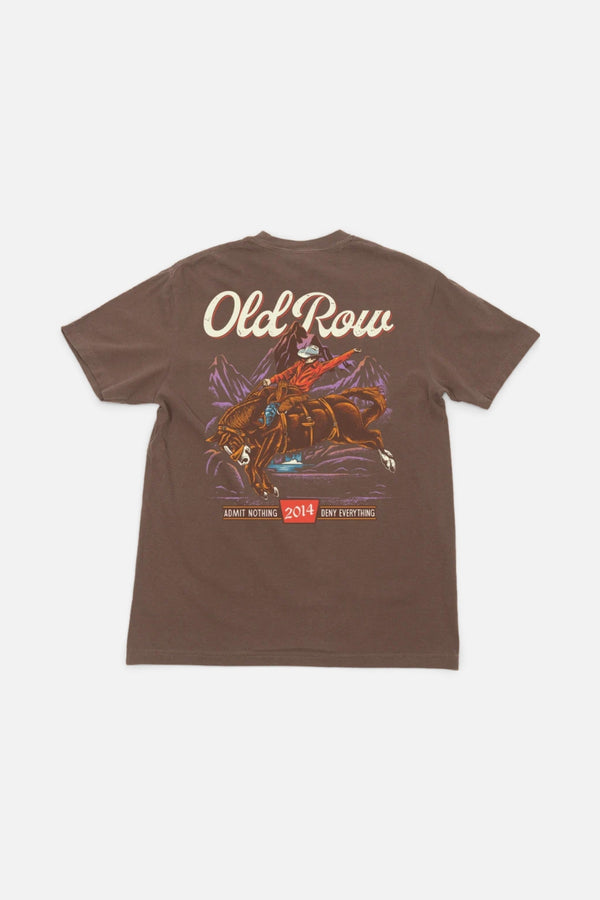 Old Row Banquet Cowboy 2.0 Pocket Tee in Espresso