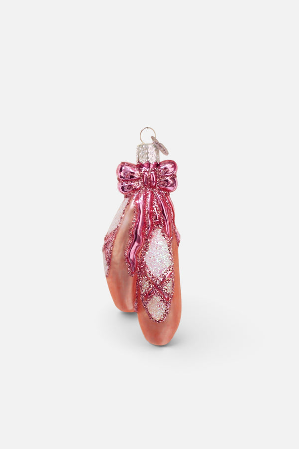 Old World Christmas Ballet Toe Shoes Ornament