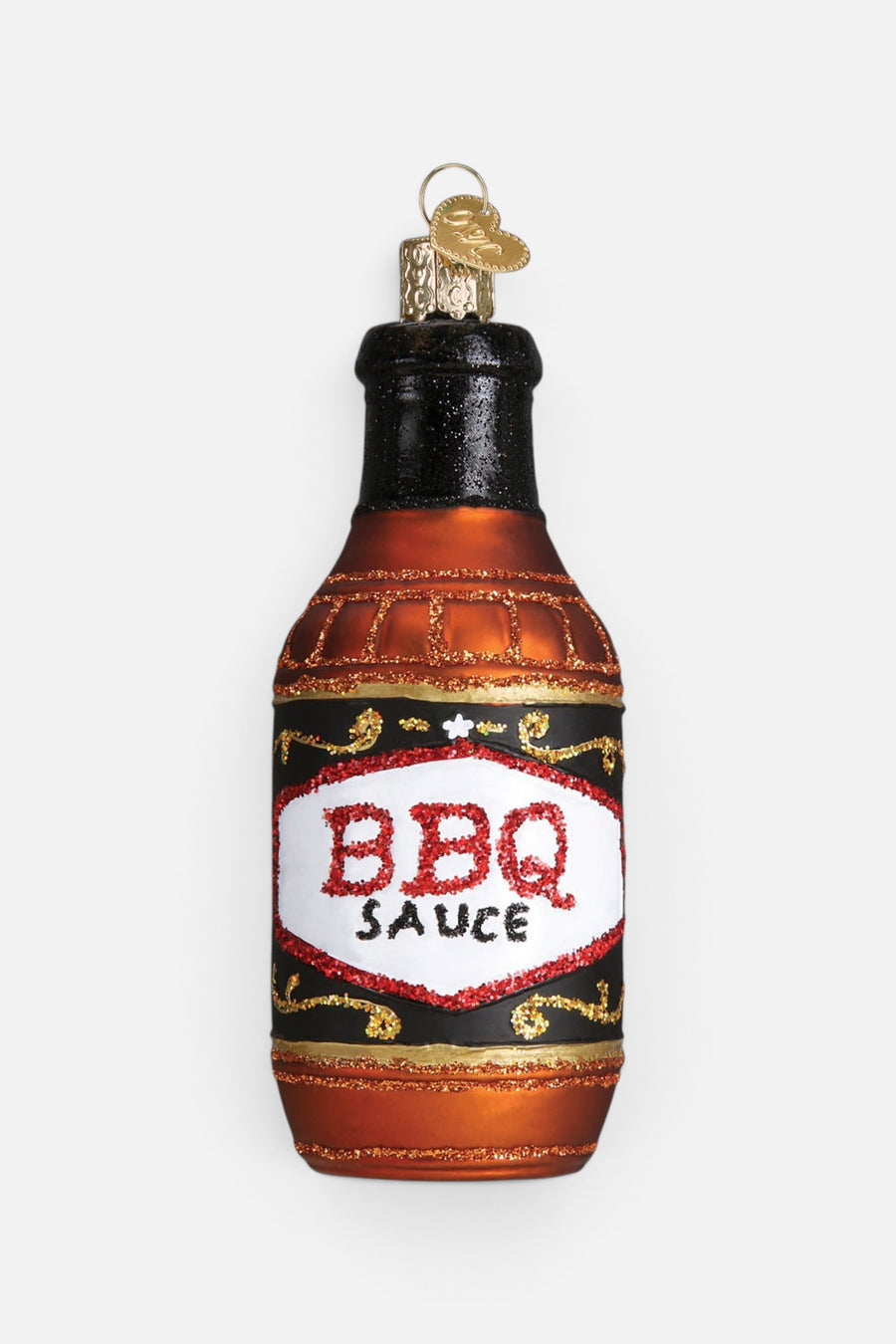 Old World Christmas Barbecue Sauce Ornament – back view