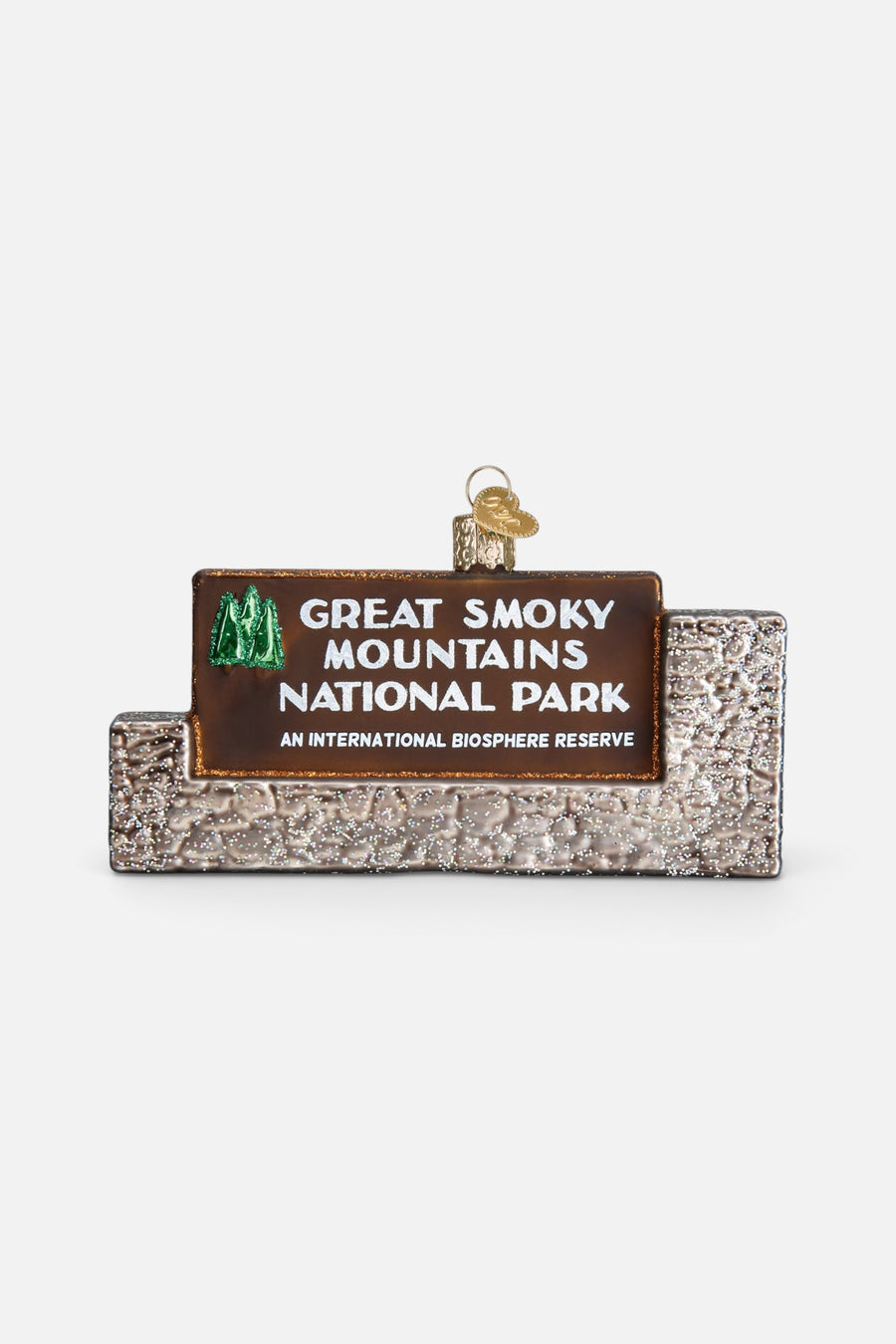 Old World Christmas Great Smoky Mountains National Park Ornament – back view