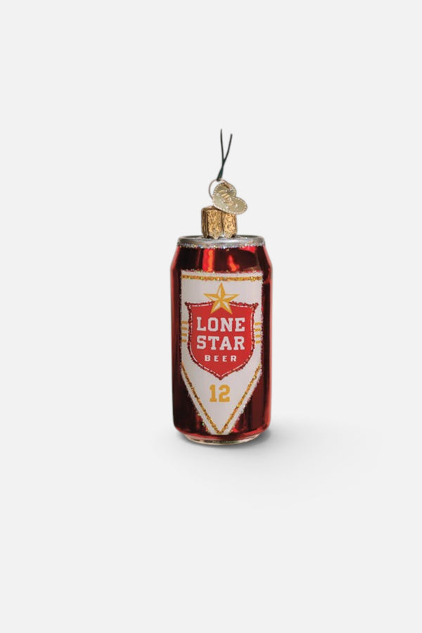 Old World Christmas Lone Star Beer Can Ornament