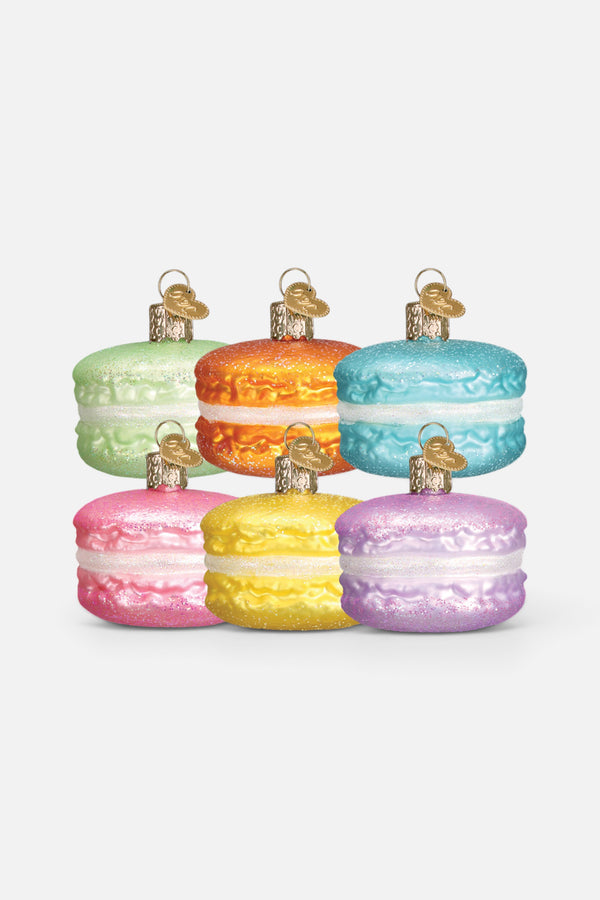Old World Christmas Macaron Glass Ornament, Assorted