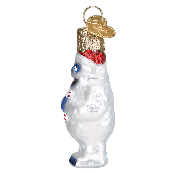 Old World Christmas Mini Bumble Ornament – side view
